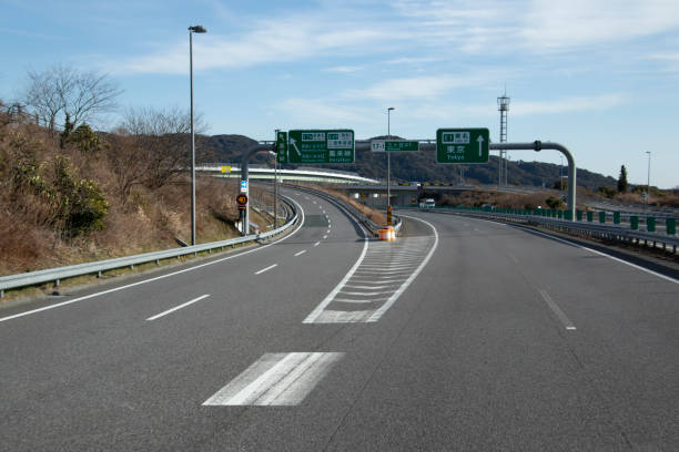 Mikkabi junction in tomei expressway