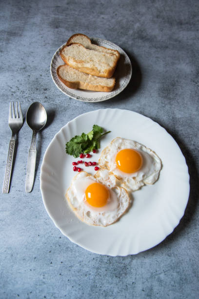 istock Bread slices and egg poaches are a popular breakfast ingredient. 1301720573