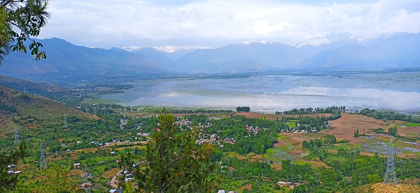 This is Asias Largest Lake known as wular lack located at Bandipora District of Jammu and Kashmir