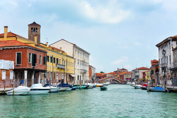 istock View over canals of Murano, Italy 1301729589