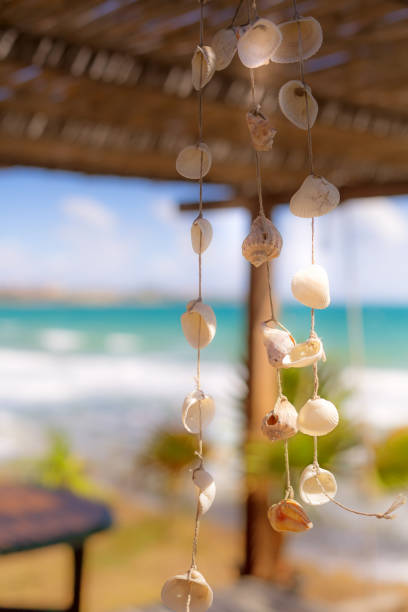 istock Nautical style hanging seashells decoration 1301731739