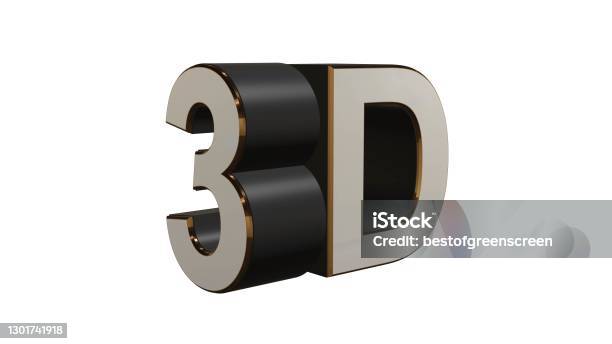 3 Sign Textures 3d Sign Graphic Elements In Metal Design Isolated On White Background ...