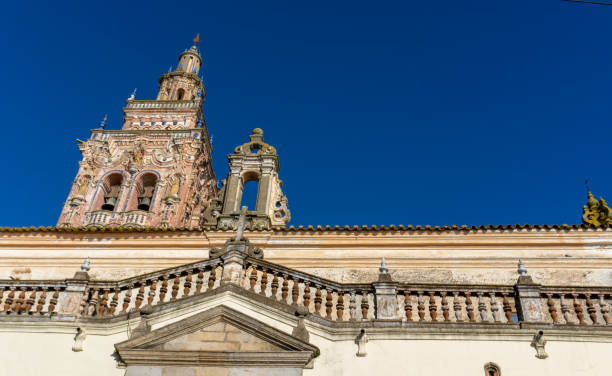 istock the San Bartolome Church under a deep blue sky 1301749578