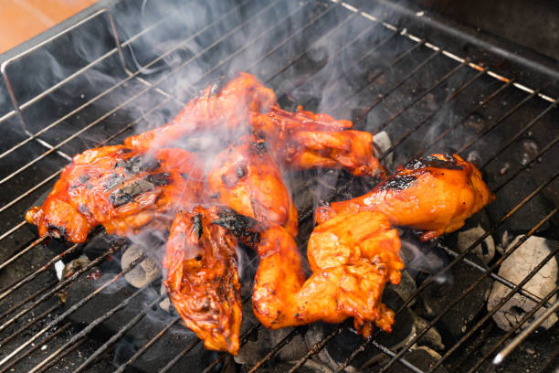 istock Filipino chicken barbecue on the grill 1301754126
