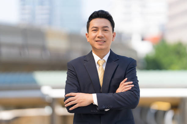 istock Portrait of successful businessman 1301754513