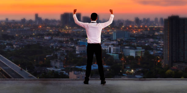 istock Leadership Concept, Business success win result 1301755005