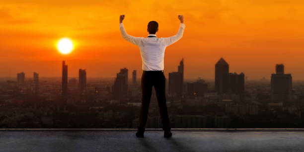 istock Leadership Concept, Business success win result 1301755021
