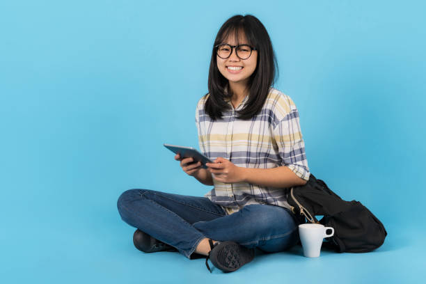istock Happy asian girl 1301757476
