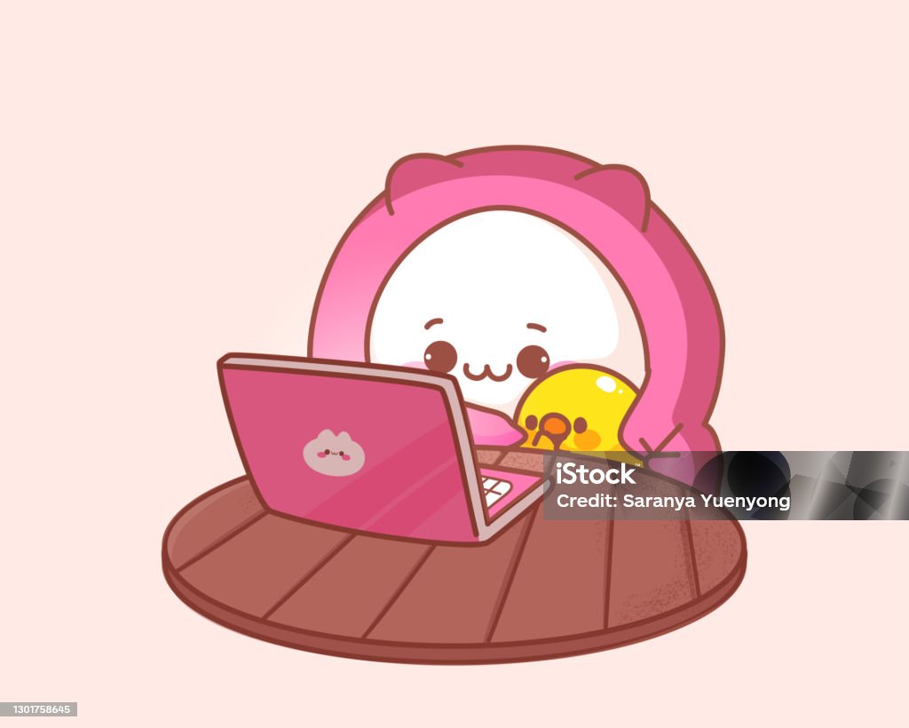 Cat And Duck Watch Movie On The Laptop Cartoon Illustration Stock Illustration - Download Image Now - iStock Cat And Duck Watch Movie On The Laptop Cartoon Illustration Stock Illustration - Download Image Now - iStock