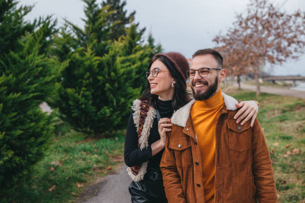 istock Up close a young couple enjoying the time they spend outside 1301763217