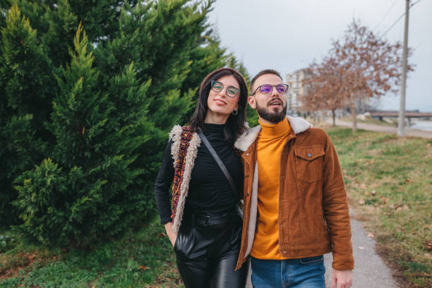 istock Up close a young couple enjoying the time they spend outside 1301763219