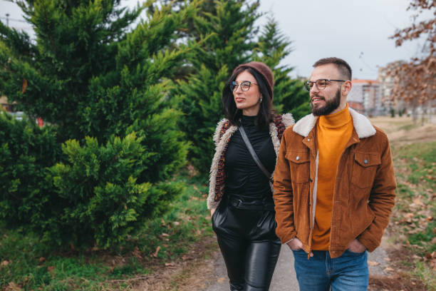 istock Up close a young couple enjoying the time they spend outside 1301763352