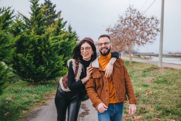 istock Up close a young couple enjoying the time they spend outside 1301763355