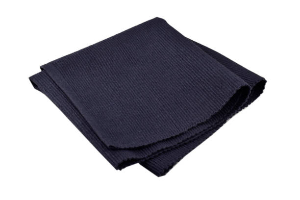 istock Folded place mat isolated on white background with clipping path 1301764006