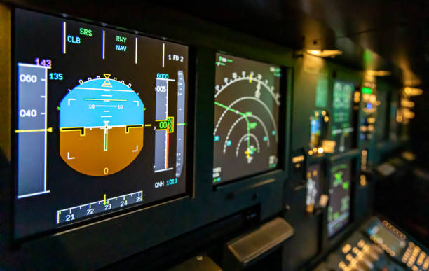 istock Primary Flight Display of an Aircraft 1301764439