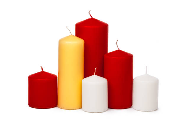 istock different size and colors candles isolated on a white background 1301764546