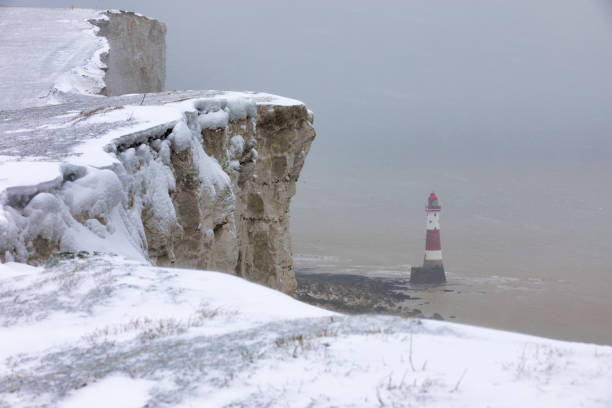 istock Winter Landscape of Beachy head 1301766326