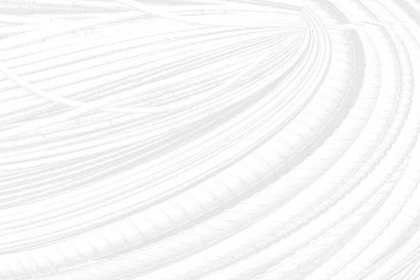 istock multi lines shape soft white iron steel abstract curve decorative construction background. Beauty design gray textured 1301767563