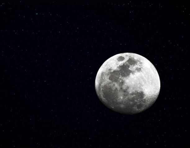 istock Full Moon in a star filled sky 1301769052