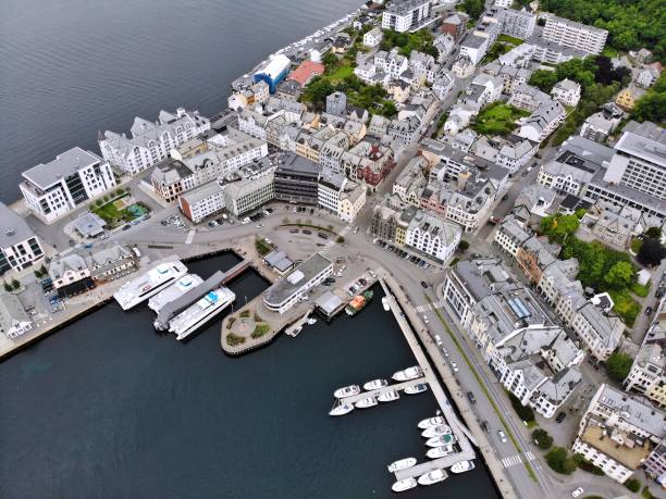 istock Alesund city, Norway 1301769281