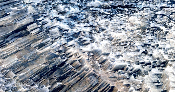 Frozen ice natural landscape as a background.