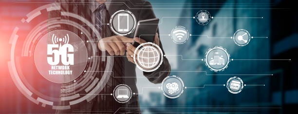 istock Advanced communication and global internet network connection in smart city 1301771747