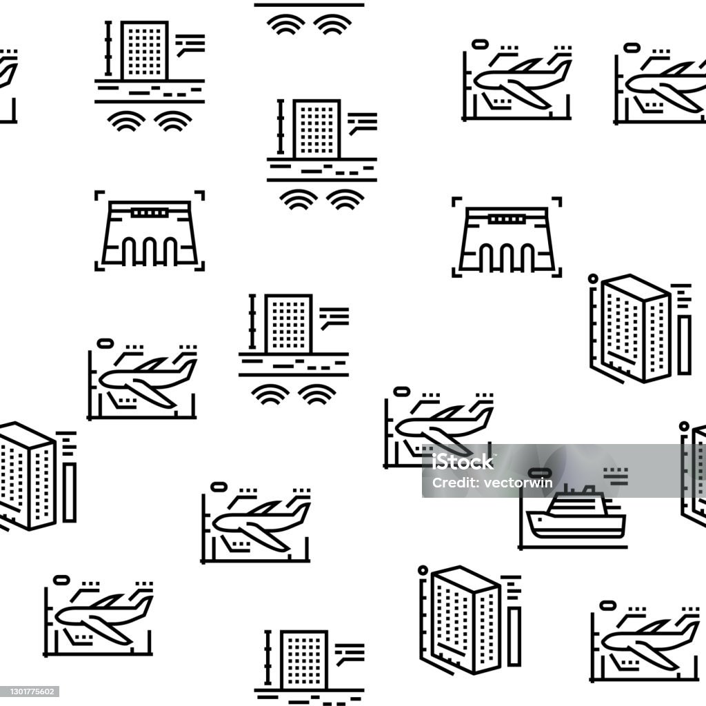 Pattern Engineering Simple Image Modeling Engineering Vector Seamless Pattern Stock Illustration ...