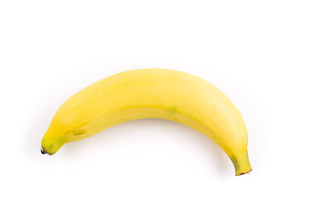 istock Banana isolated on white background 1301777135