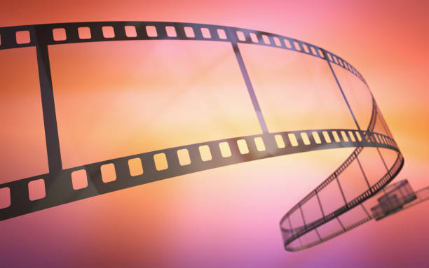 istock 35mm film strip Gradient Background 1301778856