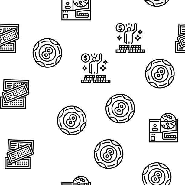 Gamble Pattern 950+ Bingo Pattern Stock Illustrations, Royalty-Free Vector Graphics ...
