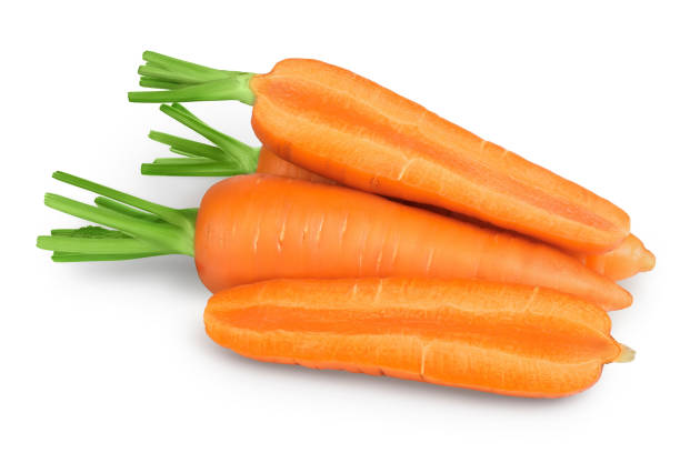 istock Carrot isolated on white background with clipping path and full depth of field 1301781775