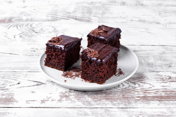 istock Chocolate cake with zucchini 1301786137