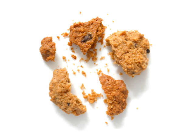 istock Oatmeal cookies with crumbs 1301787370