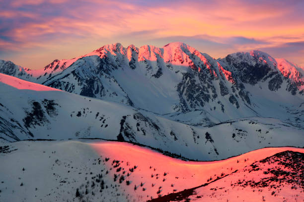 Polish and Slovak Tatras in the spring and winter are beautiful, the glaciers and rocky peaks are similar to the Alps and the Caucasus and are very popular with climbers.