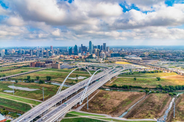 istock Dallas Skyline Aerial 1301793469