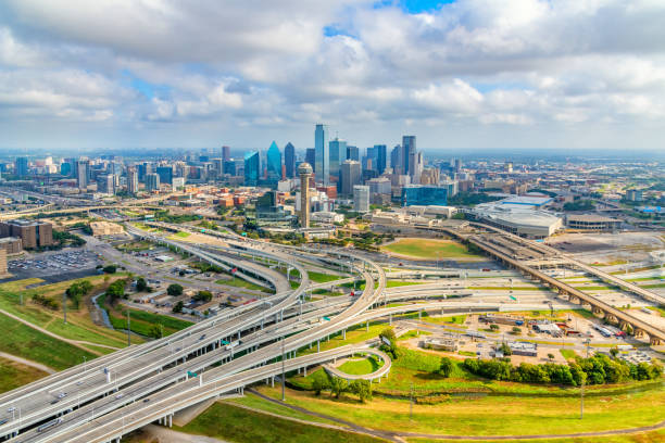 istock Dallas Skyline Aerial 1301793485