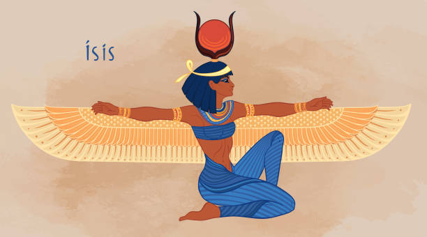 Ilustración de Isis Diosa De La Vida Y La Magia En La Mitología Egipcia y  más Vectores Libres de Derechos de Isis - Diosa - iStock