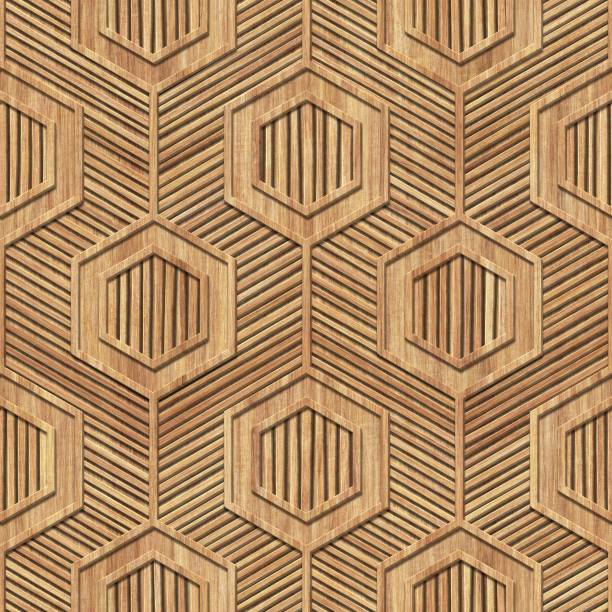 3D render, motif pattern