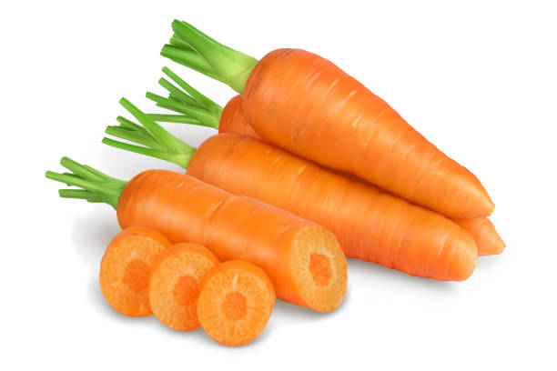 istock Carrot isolated on white background with clipping path and full depth of field 1301819151