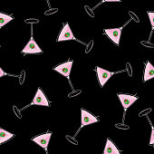 istock Pink Martini Seamless Pattern 1301823644