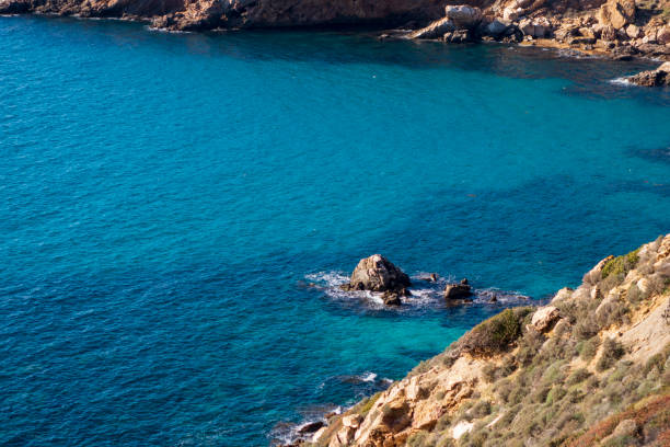istock Rocky landscape by the sea 1301825304