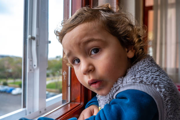 istock Life at home bored boy 1301831853