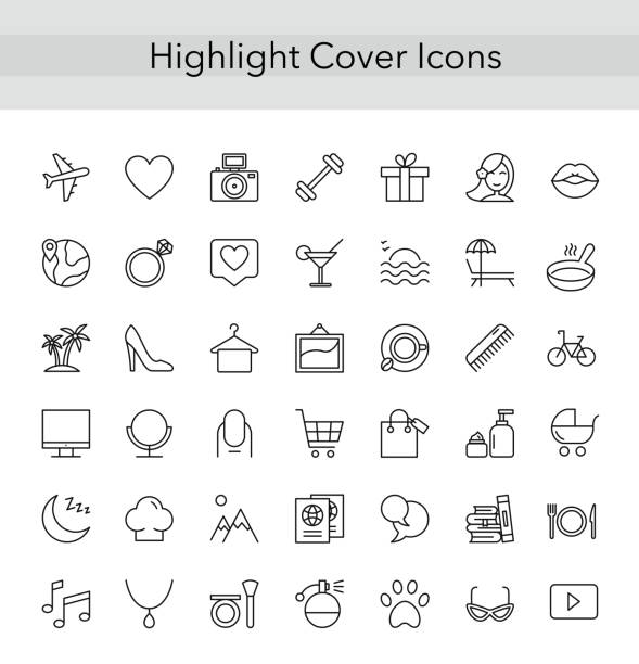 1,800+ Instagram Highlight Illustrations, Royalty-Free Vector & Clip - iStock | Instagram highlight icons, Instagram highlight icon