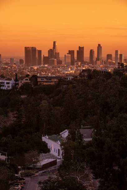 istock Los Angeles City at dusk 1301832880