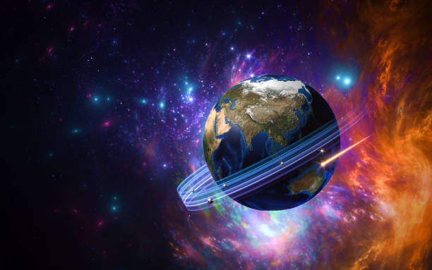 istock our planet - earth - stylization -  in the starry sky- 3D rendering 1301838584