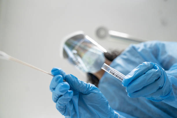 istock Ready to take a sample of your saliva 1301839273