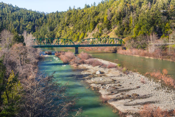 istock South Fork Eel river bridge, Northwestern California 1301852833