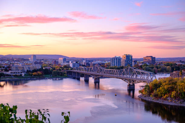 istock View Of Ottawa River At Sunset 1301861780