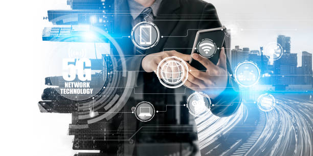 istock Advanced communication and global internet network connection in smart city 1301863176