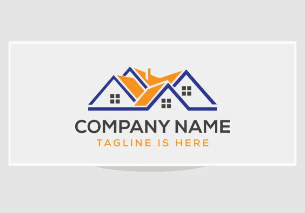 Vector illustration of Building, Property Development, and Construction Logo Vector Design. Real Estate Business Logo. Real Estate logo